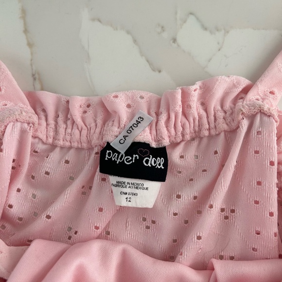 Pink, Flowy, Summer, Midi Sun Dress - Picture 3 of 3